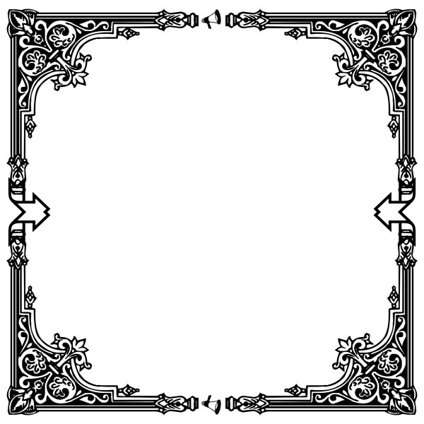 Готическая рамка