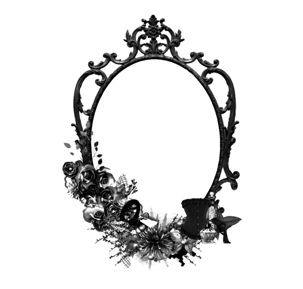 Овальная рамка Готика