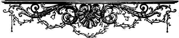 Готический орнамент на прозрачном фоне