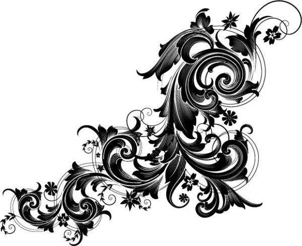 Готический растительный орнамент