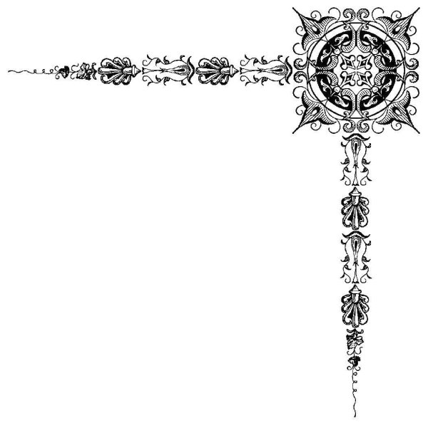 Угловой православный орнамент