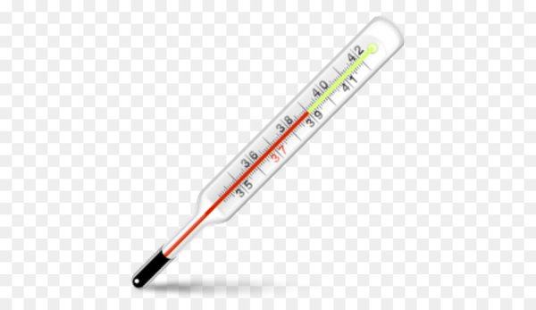 Термометр на прозрачном фоне