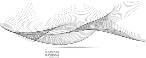 Абстрактные линии на прозрачном фоне