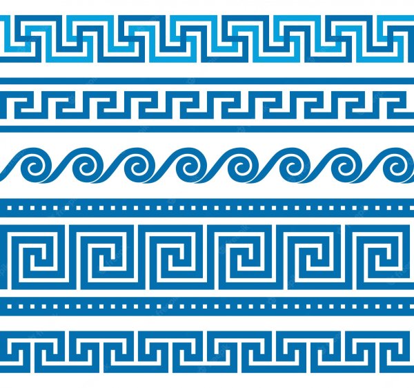 Древнегреческий узор Меандр