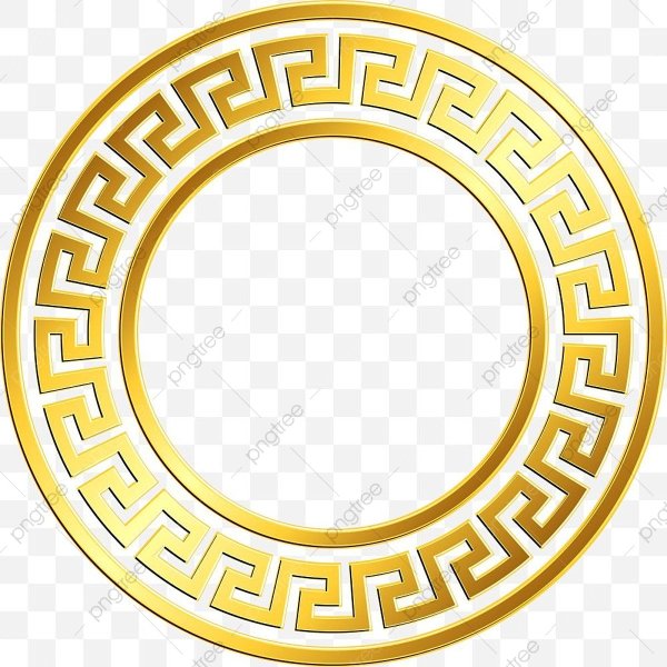 Меандр круг вектор