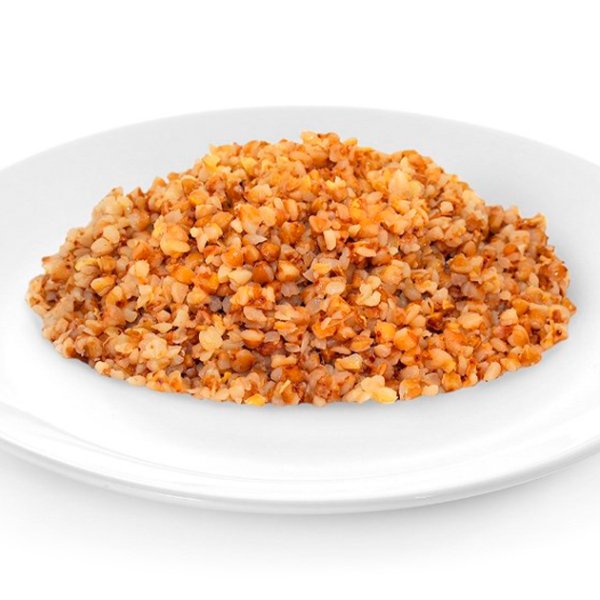 Тарелка с гречневой кашей