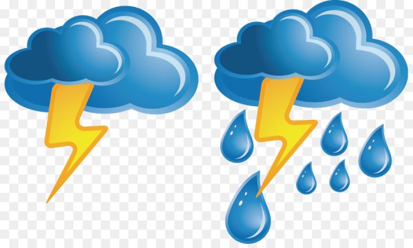 Тучка с молнией