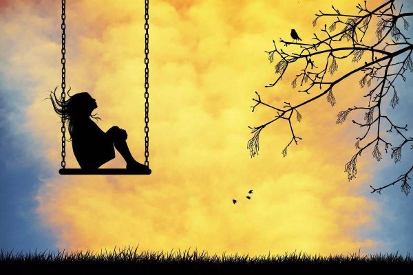 Одиночество рисунок