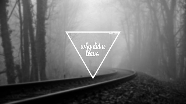 Грустные обои с надписями