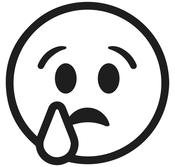 Грустный значок