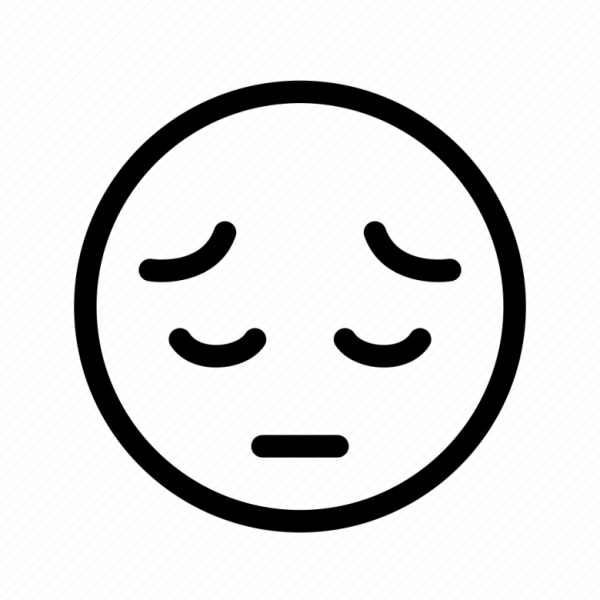 Грустный смайлик