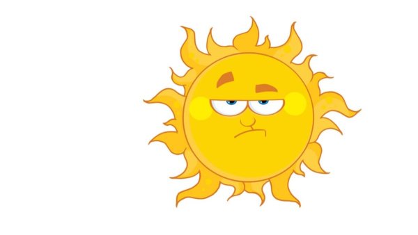 Сердитое солнышко