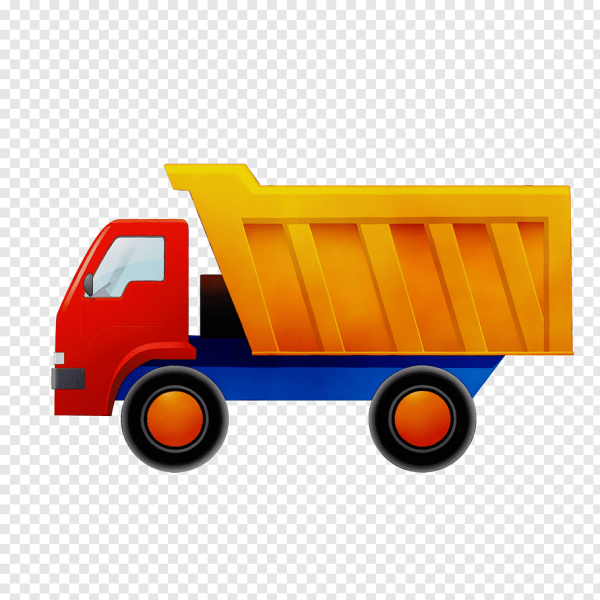 Грузовая машина для малышей цветная