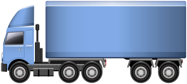 Фургон сбоку вектор