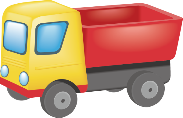 Грузовая машина мультяшная