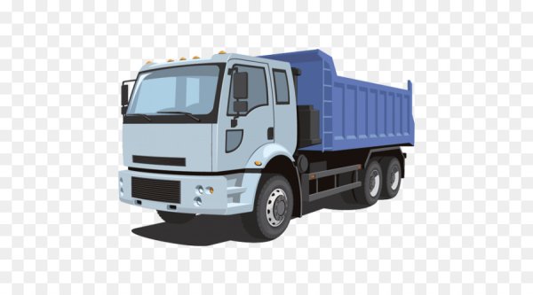 Грузовик на белом фоне