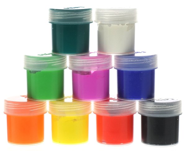 Гуашь баночки с краской