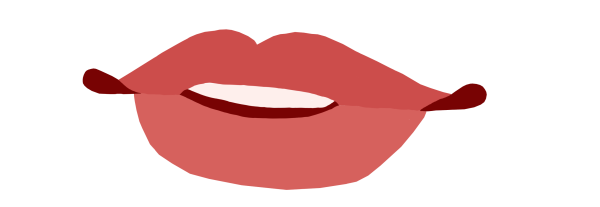 Губы без фона