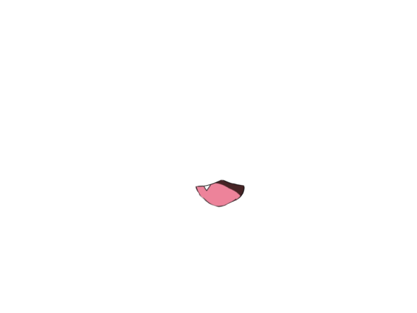 Гача рот без фона