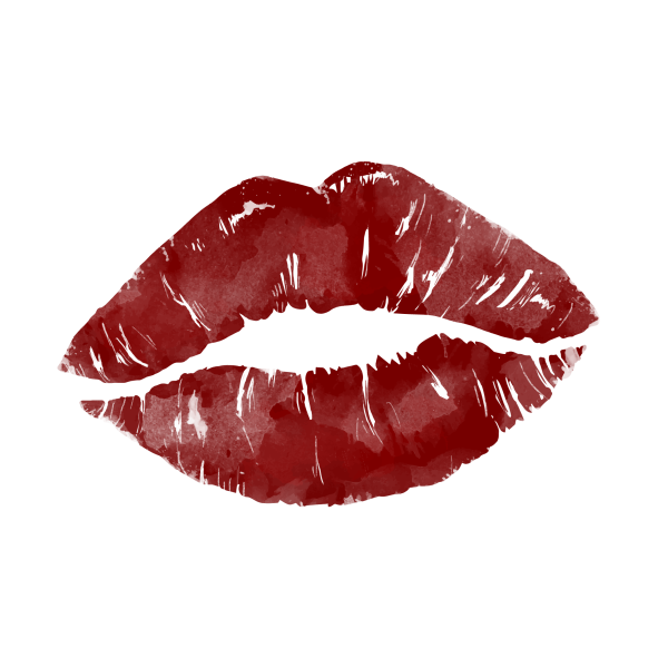 Отпечаток помады