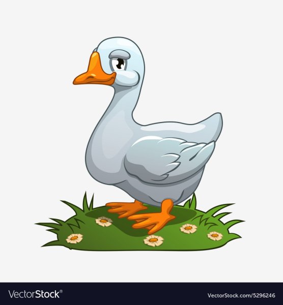 Гусь мультяшный