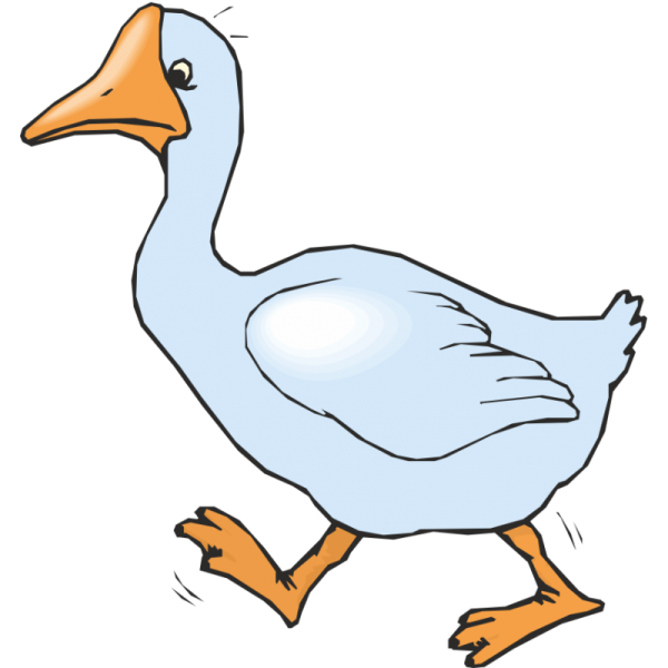 Гусь мультяшный