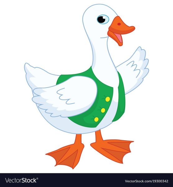 Гусенок мультяшный