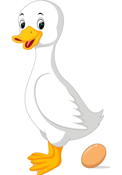 Гусенок мультяшка