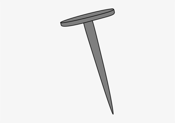 Нарисовать гвоздь