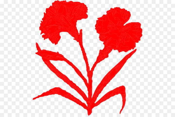 Гвоздики силуэт