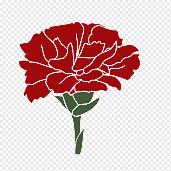 Стилизованная гвоздика