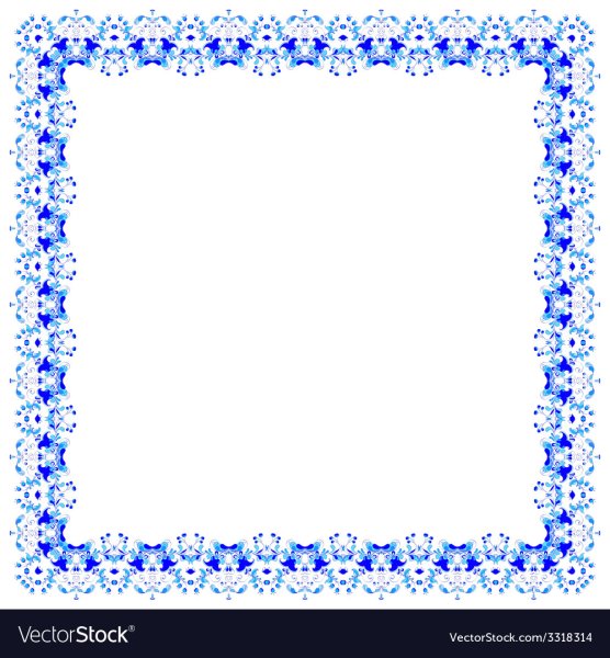 Гжель рамка для текста