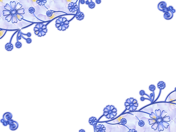 Гжель рамка для слайдом