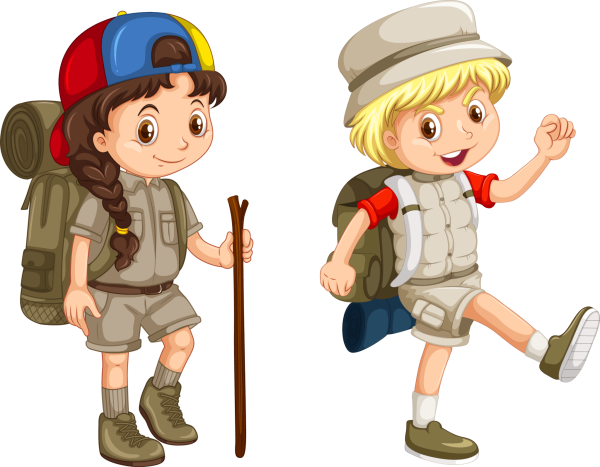 Мальчик и девочка мультяшные