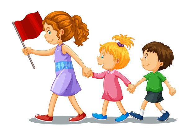 Воспитатель с детьми рисунок