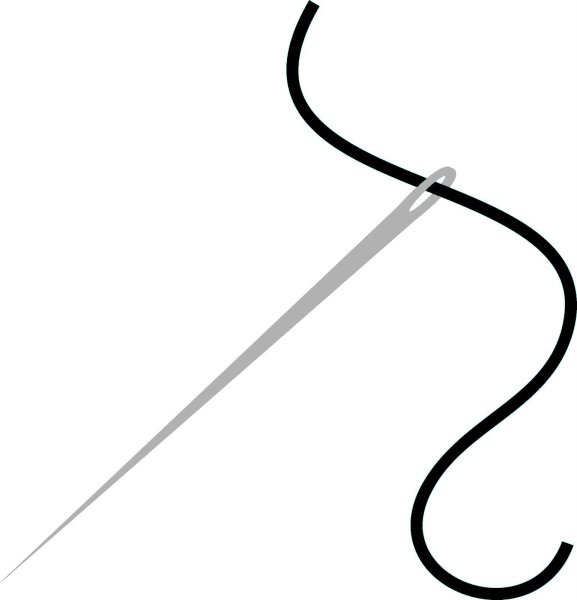 Иголка с ниткой