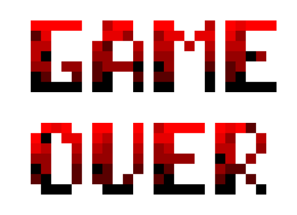 Game over картинка без фона