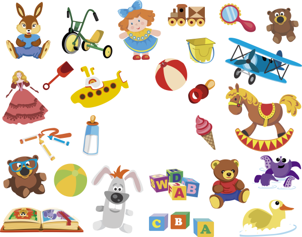 Детские векторные клипарты