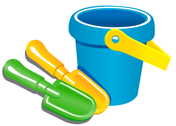 Ведро лопатка инструменты для детей