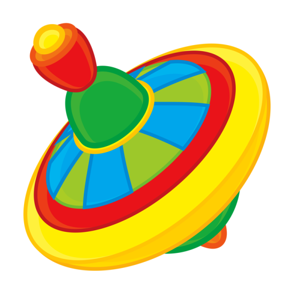 Детские игрушки на прозрачном фоне