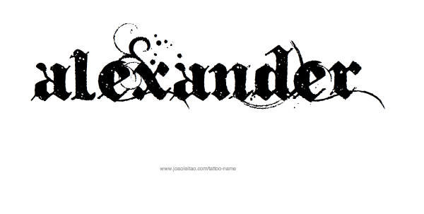 Имя Александр тату эскизы