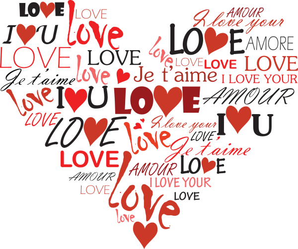 Красивые надписи для влюбленных