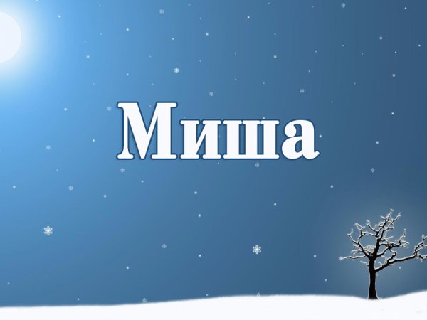 Миша имя
