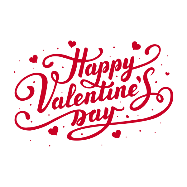 Happy Valentine's Day надпись