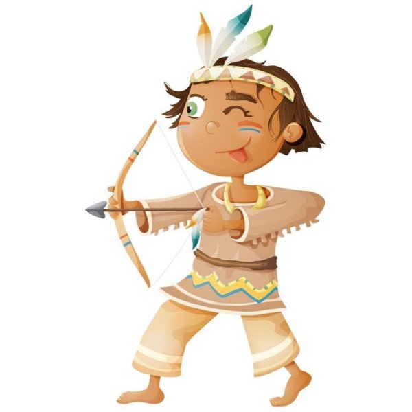 Индейцы дети