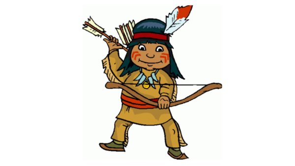 Индеец мультяшный