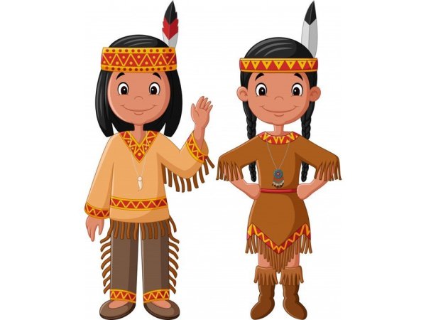 Индейцы дети