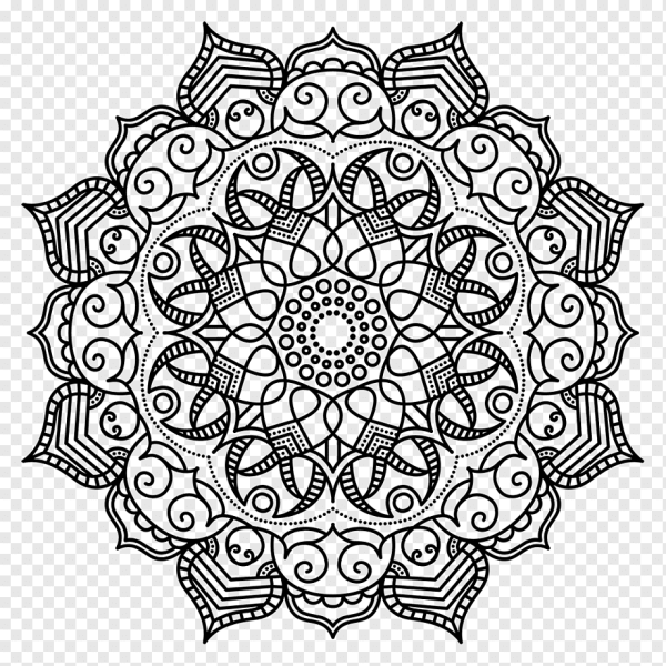 Индийская Мандала рисунок