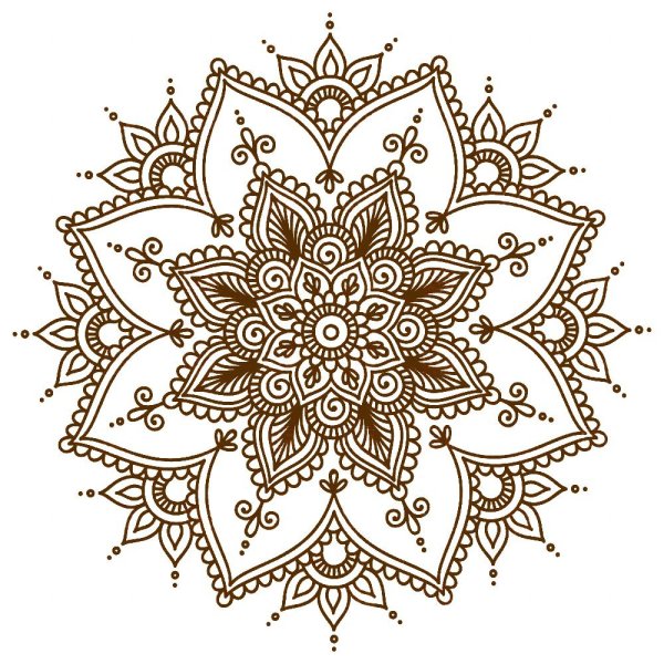 Орнамент Индия Мандала