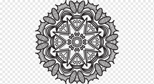 Мехенди круглые узоры